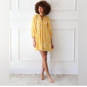 MILLE Daisy Dress in Yellow Zinnia Floral Babydoll